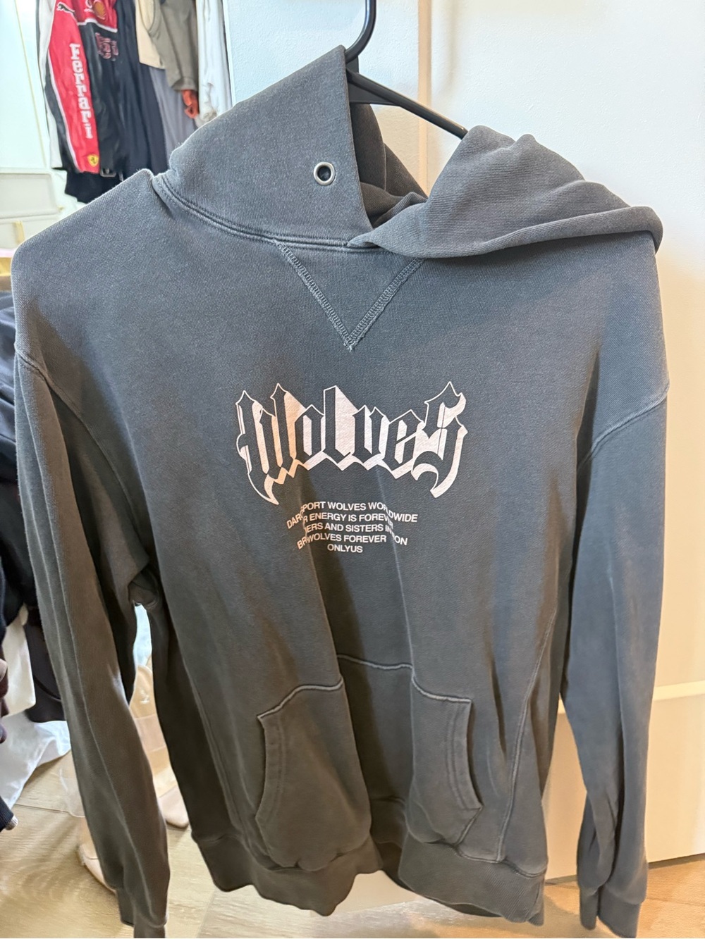Darc Sport Dark Gray 'Wolves' Graphic Hoodie
